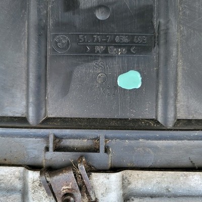 BMW Z4 E85 E86 + E46 Unterfahrschutz Versteifungsplatte 7028433 + Deckel 7036493