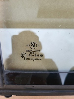 BMW E32 Seiten Glas Scheibe  Fenster Scheibe Fahrer Seite Tür  HINTEN Links
