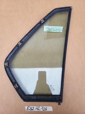 BMW E32 Seiten Glas Scheibe  Fenster Scheibe Fahrer Seite Tür  HINTEN Links