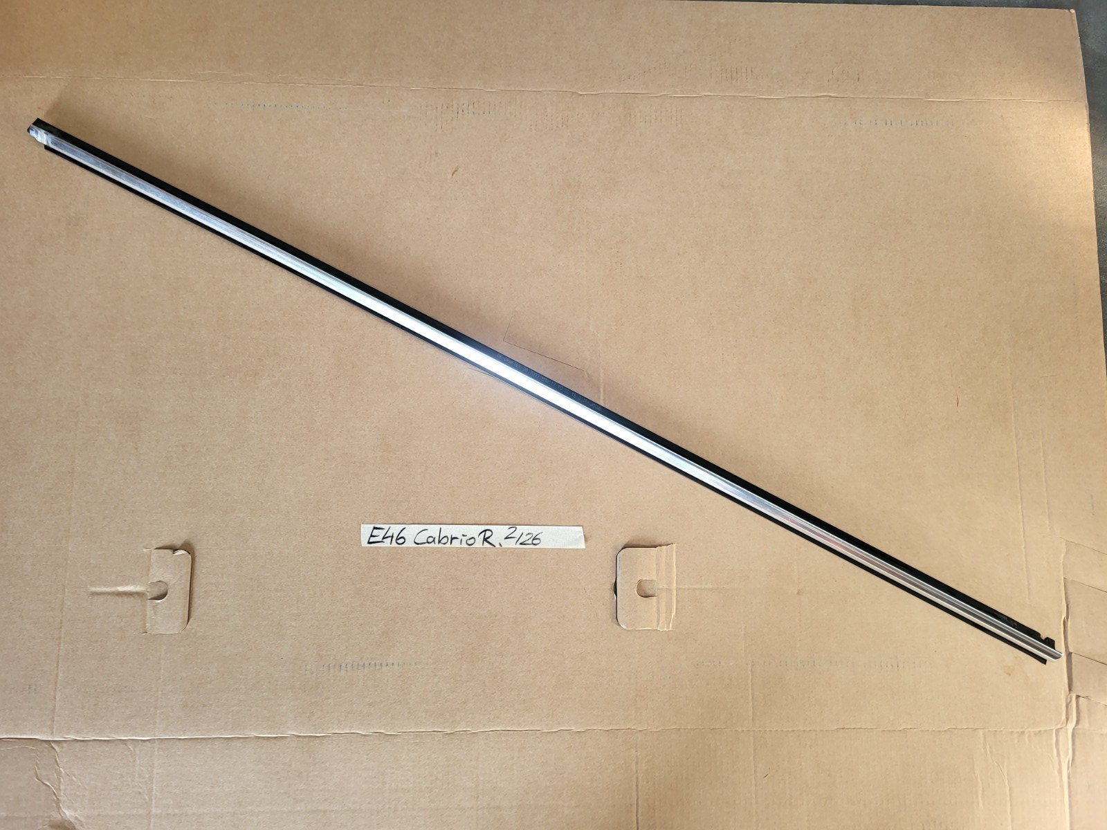 BMW E46 Cabrio Schachtabdeckung Zierleiste Chrom für Beifahrer Tür RECHTS