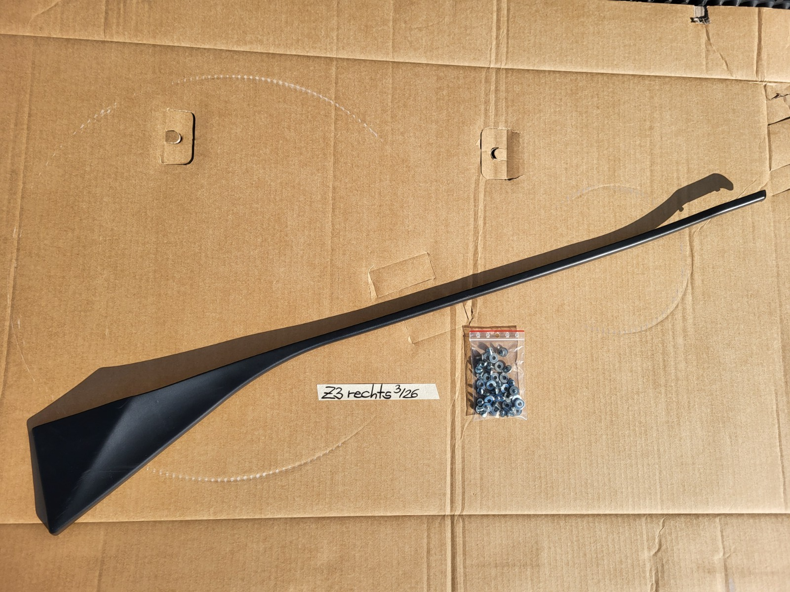 BMW Z3 Roadster + Coupe Leiste für  Tür Verkleidung Schwarz RECHTS Beifahrer