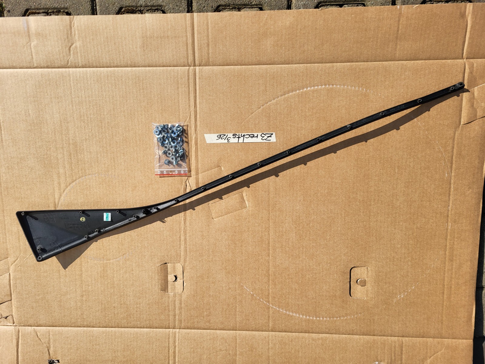 BMW Z3 Roadster + Coupe Leiste für  Tür Verkleidung Schwarz RECHTS Beifahrer