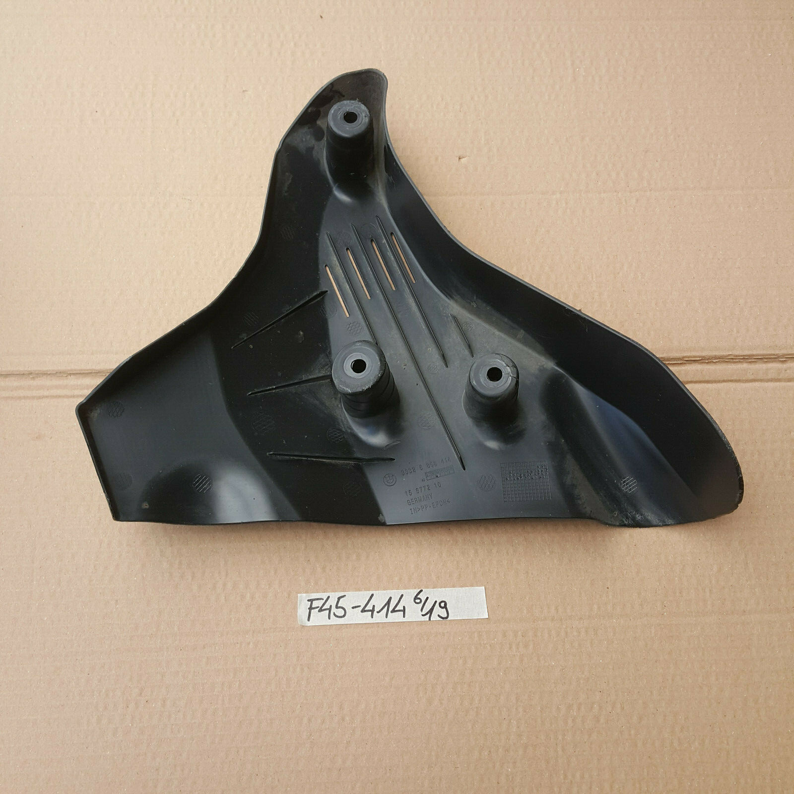 BMW F45 F46 Verkleidung Radaufhängung-Radlager Abdeckung HINTEN RECHTS 6858414