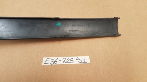 BMW E36 Cabrio Coupe Zierleiste Blende Stossleiste Stoßstange HINTEN 1960725
