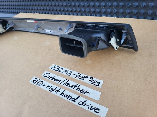 BMW E92 E93 M3 Leather Carbon Dashbord Interior Trim 8036708 RHD ABHOLUNG 