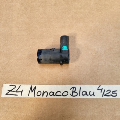 original BMW Z4 E85 E86 PDC Einparkhilfe Ultraschall Sensor Monaco Blau