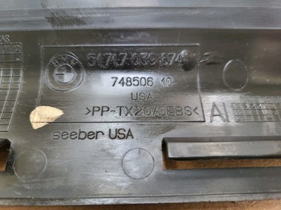 Halter BMW Z4 E85 E86 Motor Abdichtung 7939674 RECHTS 