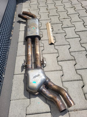 Auspuff BMW Z4 E85 Vorschalldämpfer + Mittelschalldämpfer 7514156 ABHOLUNG