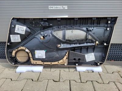 BMW E46 Cabrio Coupe Türverkleidung Leder Beige LINKS Harman Kardon Griff Blende