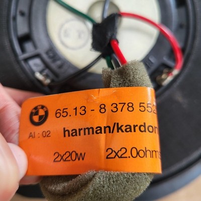 BMW E46 Cabrio Harman Kardon Tiefton Lautsprecher Top Hifi System 8378552 Bass