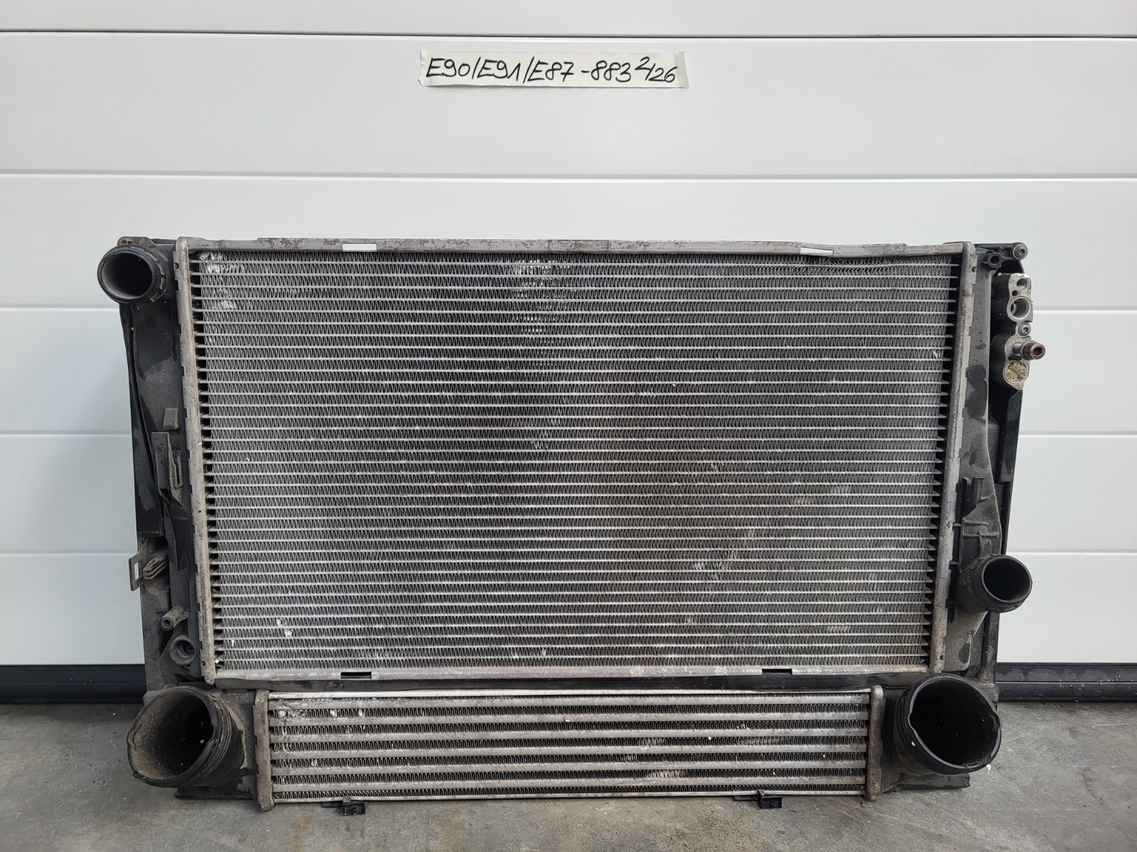 BMW E87 E90 E91 E92 Kühler Paket: Wasserkühler Ladeluftkühler Klimakondensator 