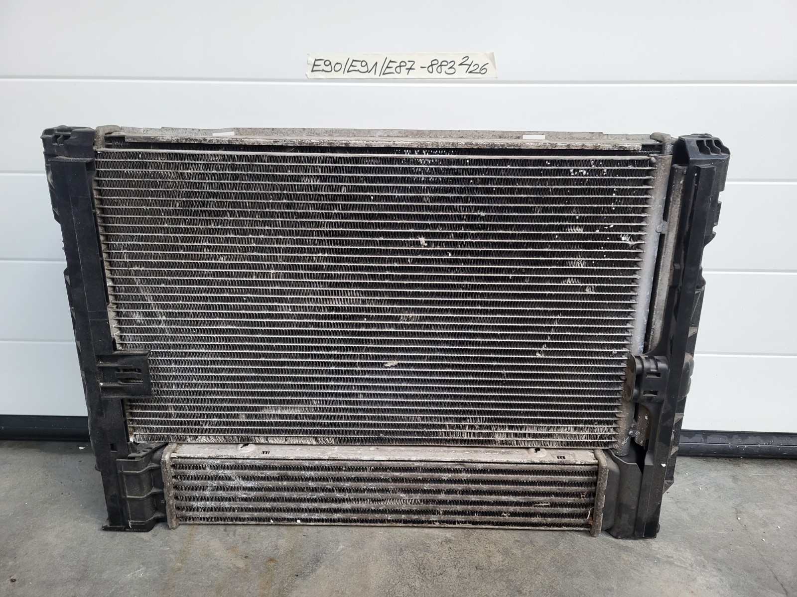 BMW E87 E90 E91 E92 Kühler Paket: Wasserkühler Ladeluftkühler Klimakondensator 