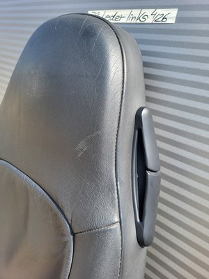 BMW Z3 Roadster Fahrer Sitz Oberteil  Leder schwarz Rücken Lehne + Gurt Halter