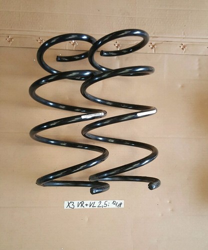 BMW  X3 E83 Spiral Tonnen Fahrwerk Feder VORNE rechts + links Schraubenfeder 