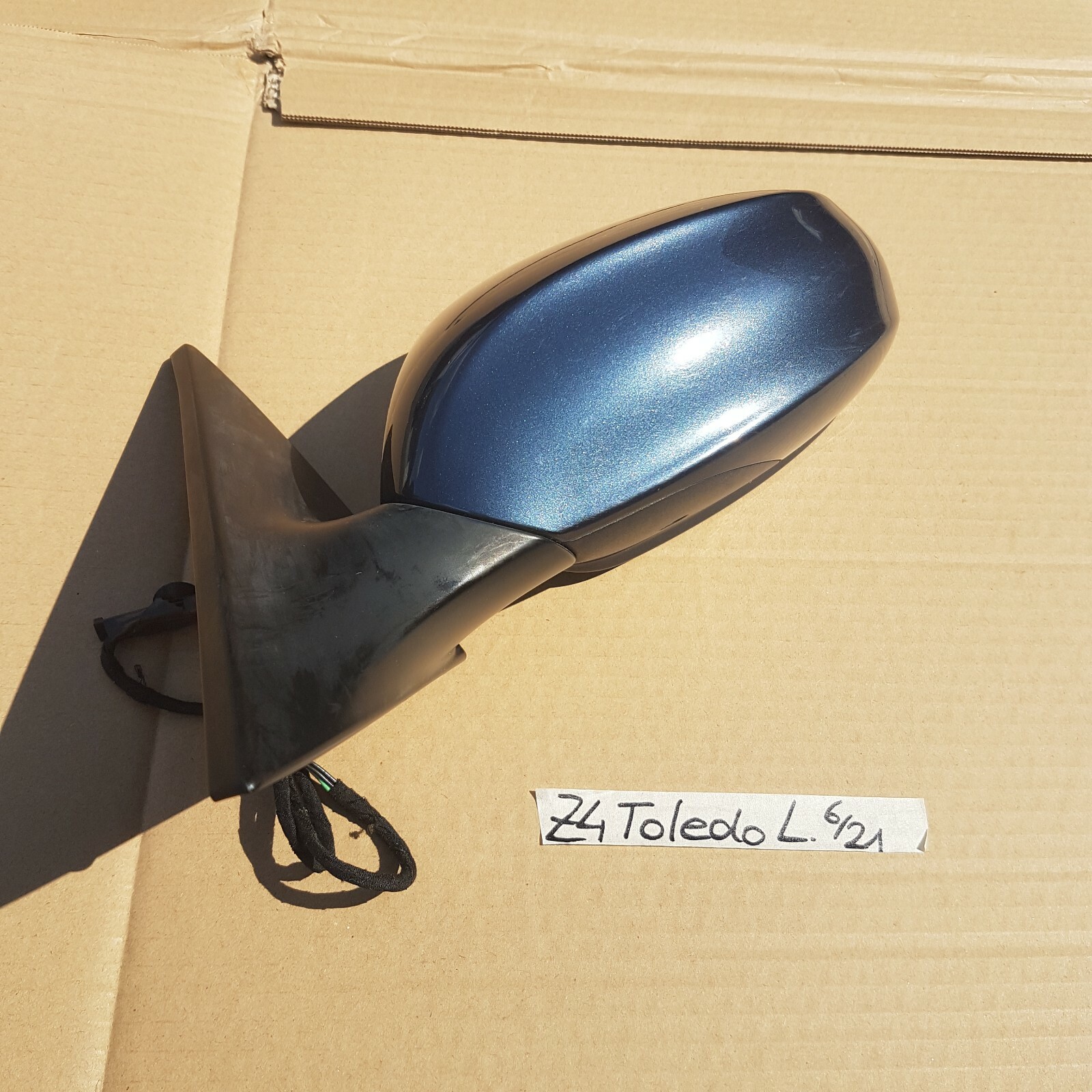 BMW  Z4 E85 E86 Seiten Außen Spiegel rechts ODER links Toledo blau Code 482
