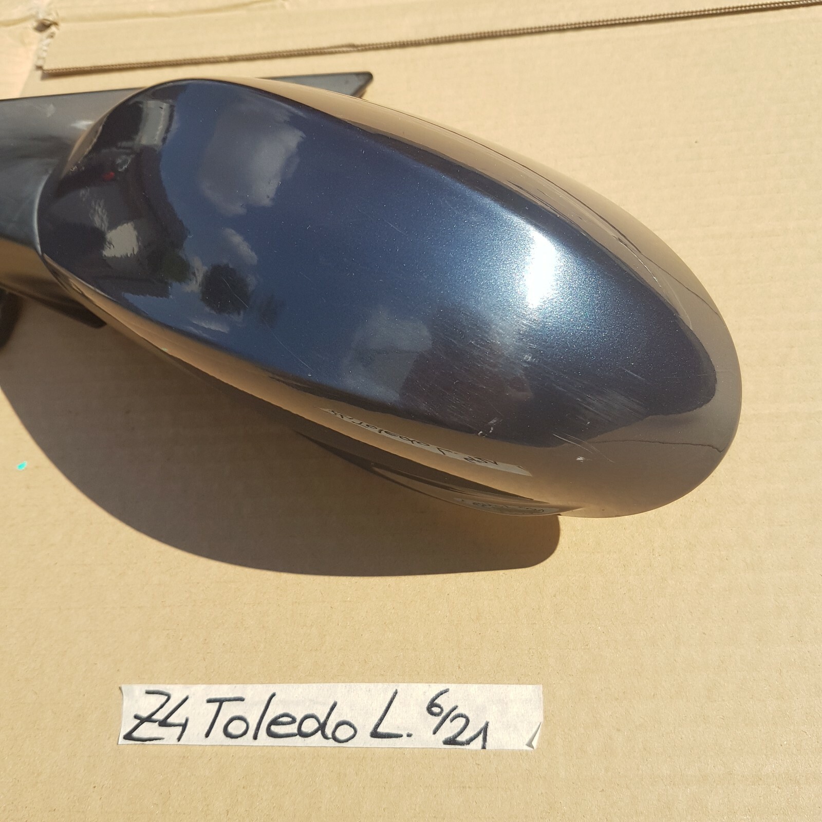 BMW  Z4 E85 E86 Seiten Außen Spiegel rechts ODER links Toledo blau Code 482