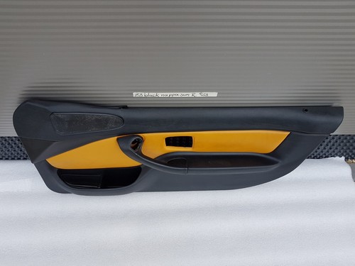 BMW Z3 Roadster Tür Verkleidung Türtafel Leder schwarz gelb nappa sun mit Griff