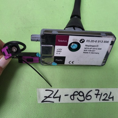 BMW Z4 E85 Antennenfuss + Antennen Verstärker + Stab Antenne 6913896