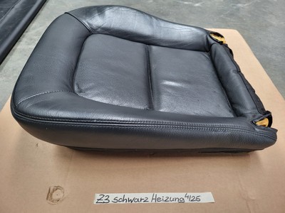 BMW Z3 Roadster Fahrer Sitz Kissen Unterteil Leder schwarz black Sitz Heizung 