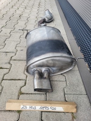 BMW Z3 Auspuff  1247445  Mittel + Endschalldämpfer 1437979 Endtopf M43  ABHOLUNG