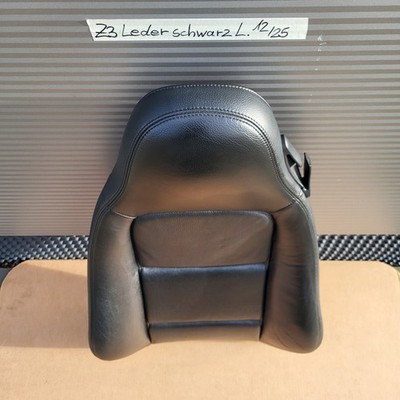 BMW Z3 Roadster Fahrer Sitz Oberteil  Leder Maserung schwarz Rücken Lehne 