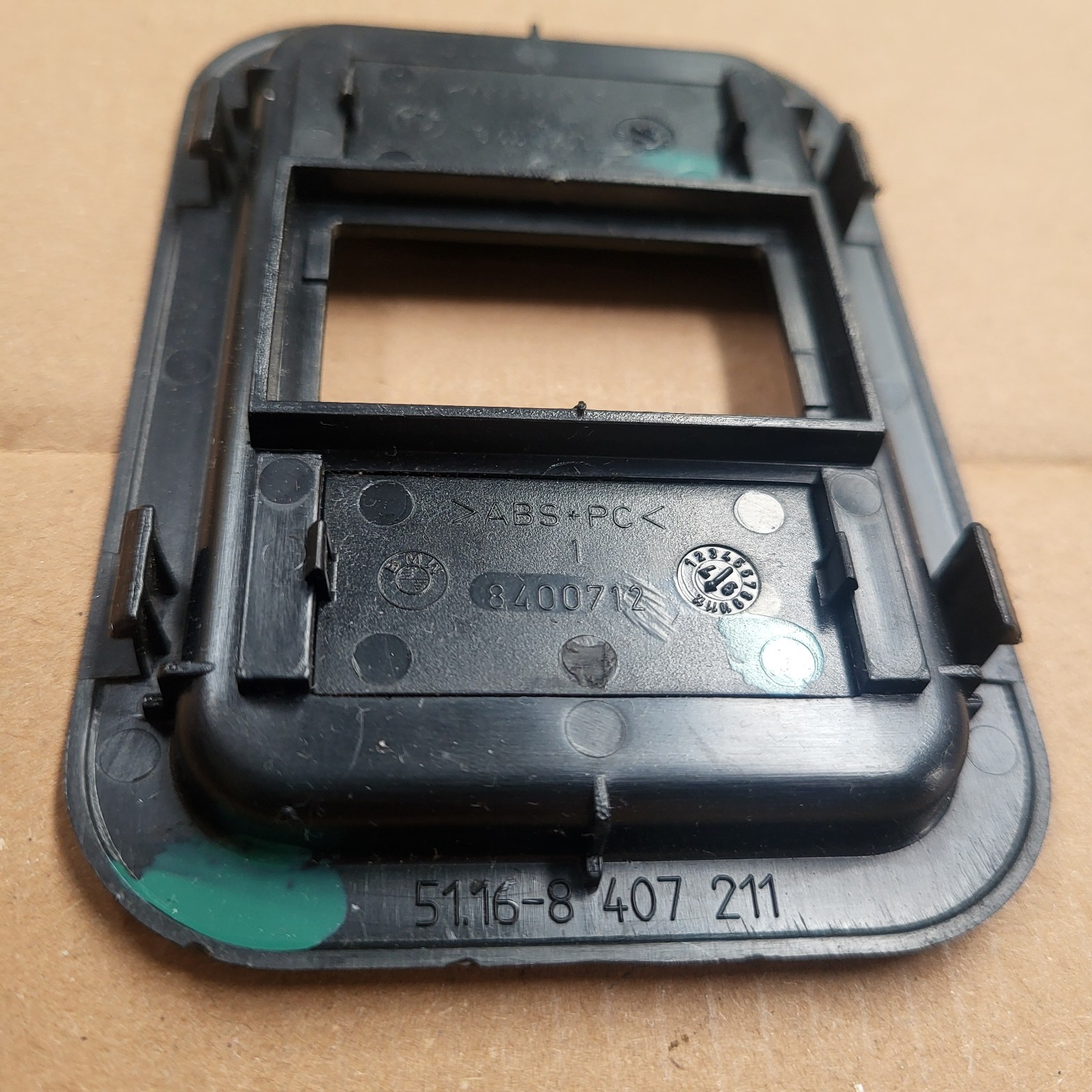 BMW Z3 Schalter Einbau Rahmen 8407211 + Blende Abdeckung 8400712 Blindstopfen