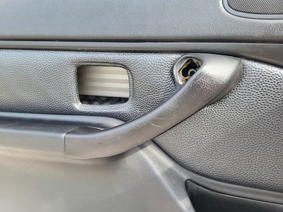 BMW Z3 Roadster Tür Verkleidung Türtafel Leder Dot Schwarz LINKS + Tür Griff