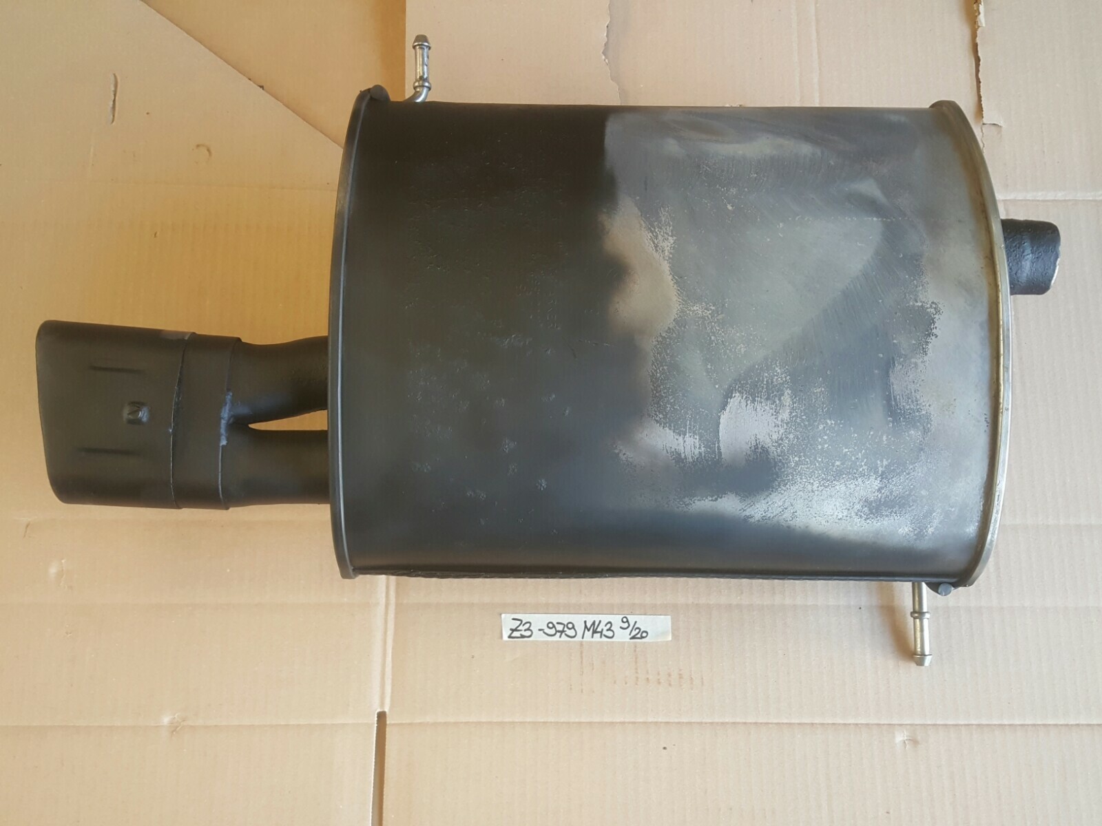 BMW Z3 Auspuff Endschalldämpfer Endtopf  85 Kw Abgas Rohr aus M43 Motor 1437979