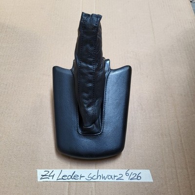 BMW Z4 E85 Leder Manschette Blende Handbremse Verkleidung Handbremssack Schwarz 