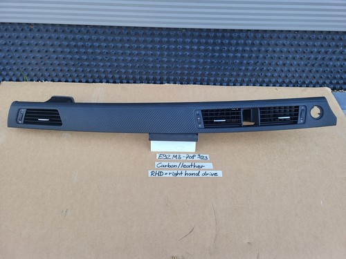 BMW E92 E93 M3 Leather Carbon Dashbord Interior Trim 8036708 RHD ABHOLUNG 