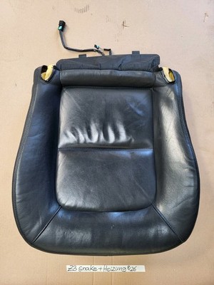BMW Z3 Roadster Fahrer Sitz Kissen Unterteil Leder schwarz Snake Sitz Heizung 