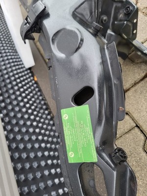 Original BMW Z3 Roadster  Schlossträger Frontblech grün  Frontmaske Vorderwand