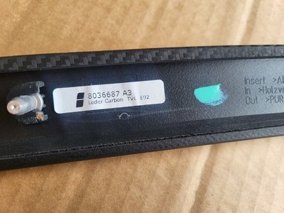 BMW E92 E93 Dekor Interieur  Carbon Leiste Fahrer Tür Verkleidung 8036687 LINKS