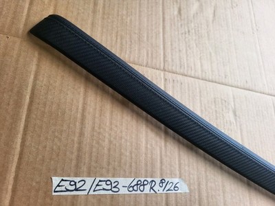 BMW E92 E93 Dekor Interieur Carbon Leiste Beifahrer Tür Verkleidung 8036688