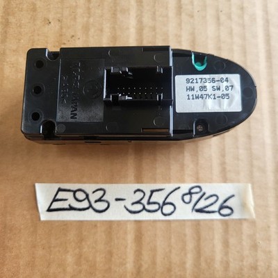 BMW E92 Coupe Schalter Elektrische Fensterheber Fahrerseite LINKS 9217356