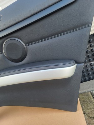 BMW E93 Cabrio Seiten Verkleidung HINTEN RECHTS Leder Schwarz + Beleuchtung 