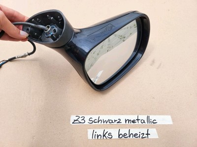 BMW Z3 Roadster Coupe Seiten Außen Spiegel Glas Motor LINKS Schwarz Metallic 