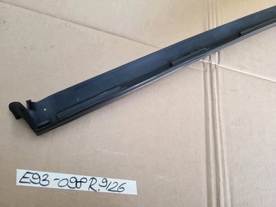 BMW E93 Cabrio Leiste Seiten Scheibe aussen HINTEN RECHTS 7119098 Shadow Line
