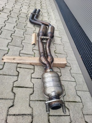 BMW E92 E92 Auspuff N53 Mittelschalldämpfer 7553120 Katalysator 7570374 ABHOLUNG