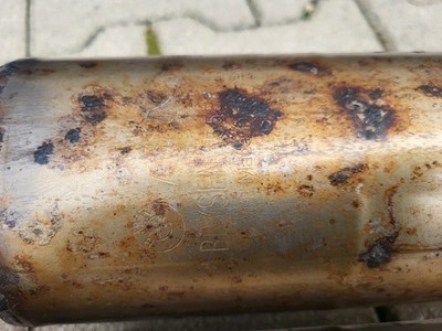 BMW E92 E92 Auspuff N53 Mittelschalldämpfer 7553120 Katalysator 7570374 ABHOLUNG