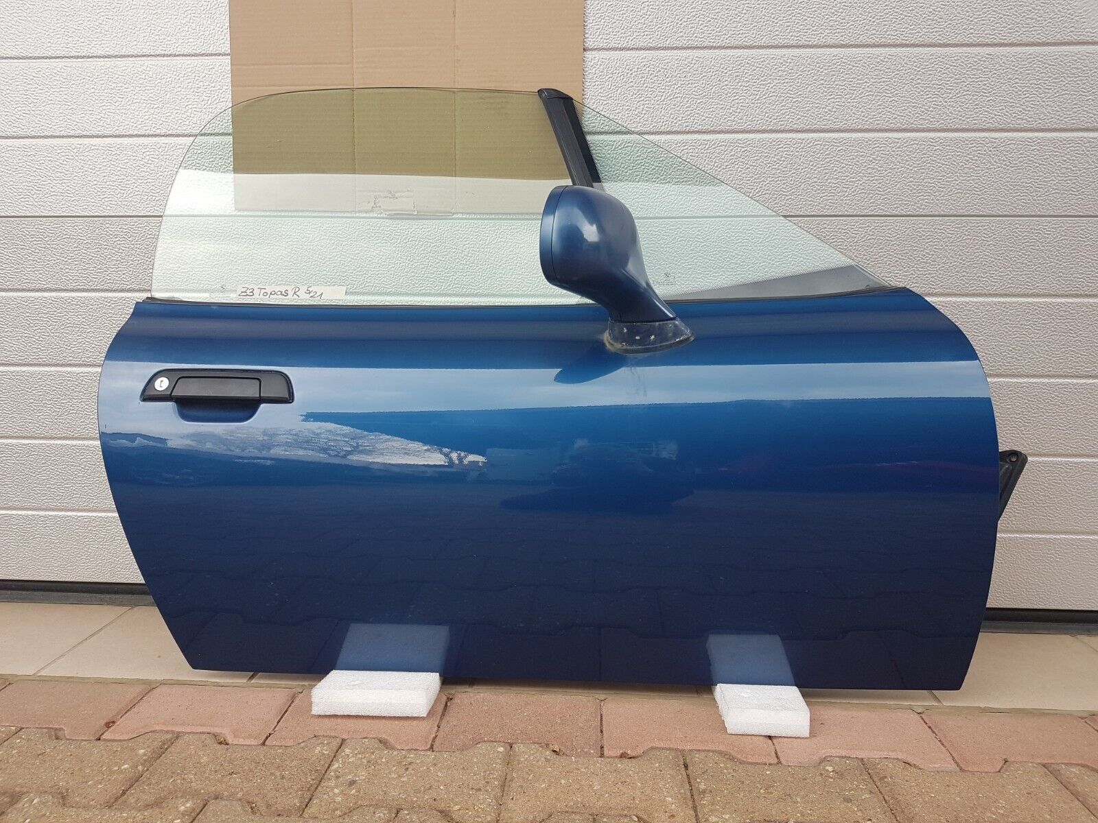 BMW Z3 Coupe + Roadster Beifahrer Tür RECHTS Topas blau metallic ohne Spiegel