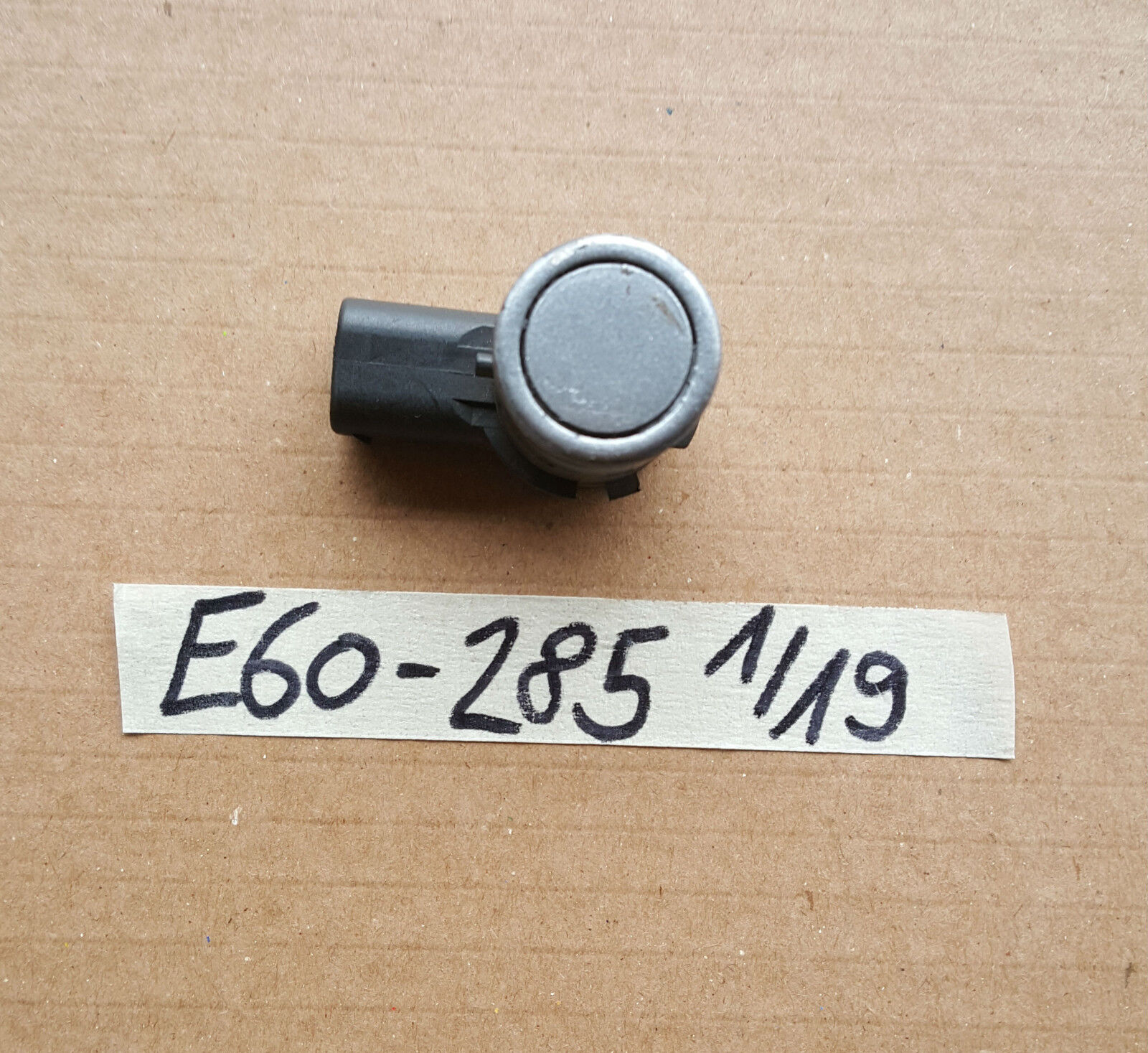 BMW E60 E61 PDC Rückfahr Sensor 6938742 Ultraschallwandler silber grau metallic