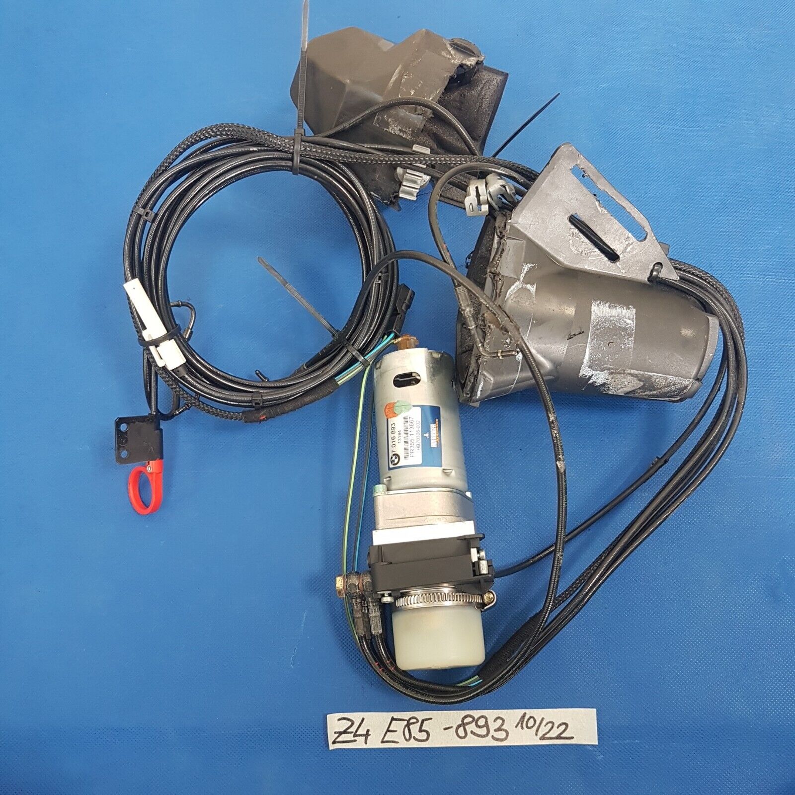 BMW Z4 E85 Hydraulik Pumpe für elektrisches Verdeck 7016893 mit Leitung ABHOLUNG