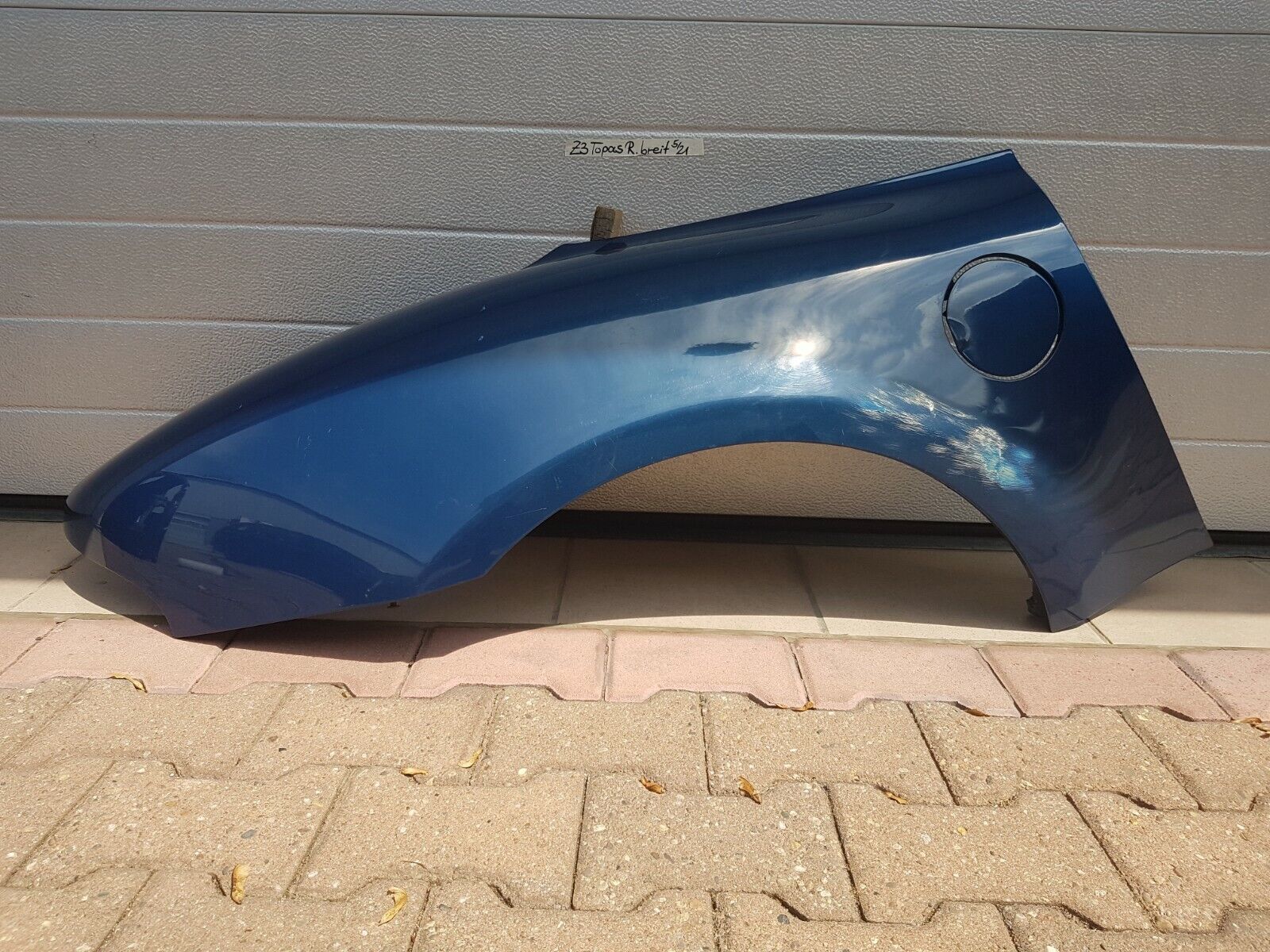 BMW Z3 Roadster Kotflügel Seitenwand breit HINTEN RECHTS blau