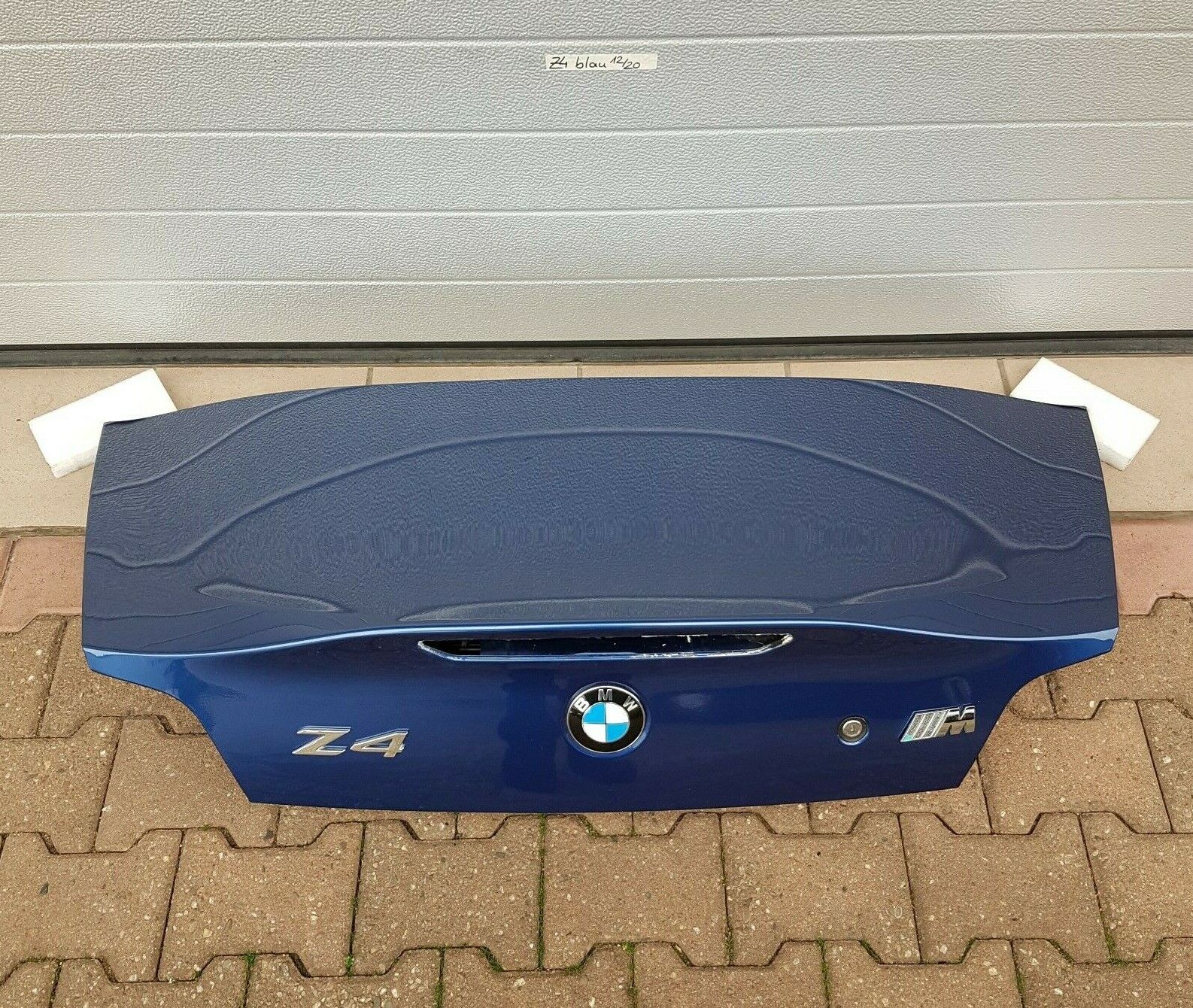 BMW Z4 E85 Heckklappe Kofferraum Klappe Heckdeckel Montego blau Metallic