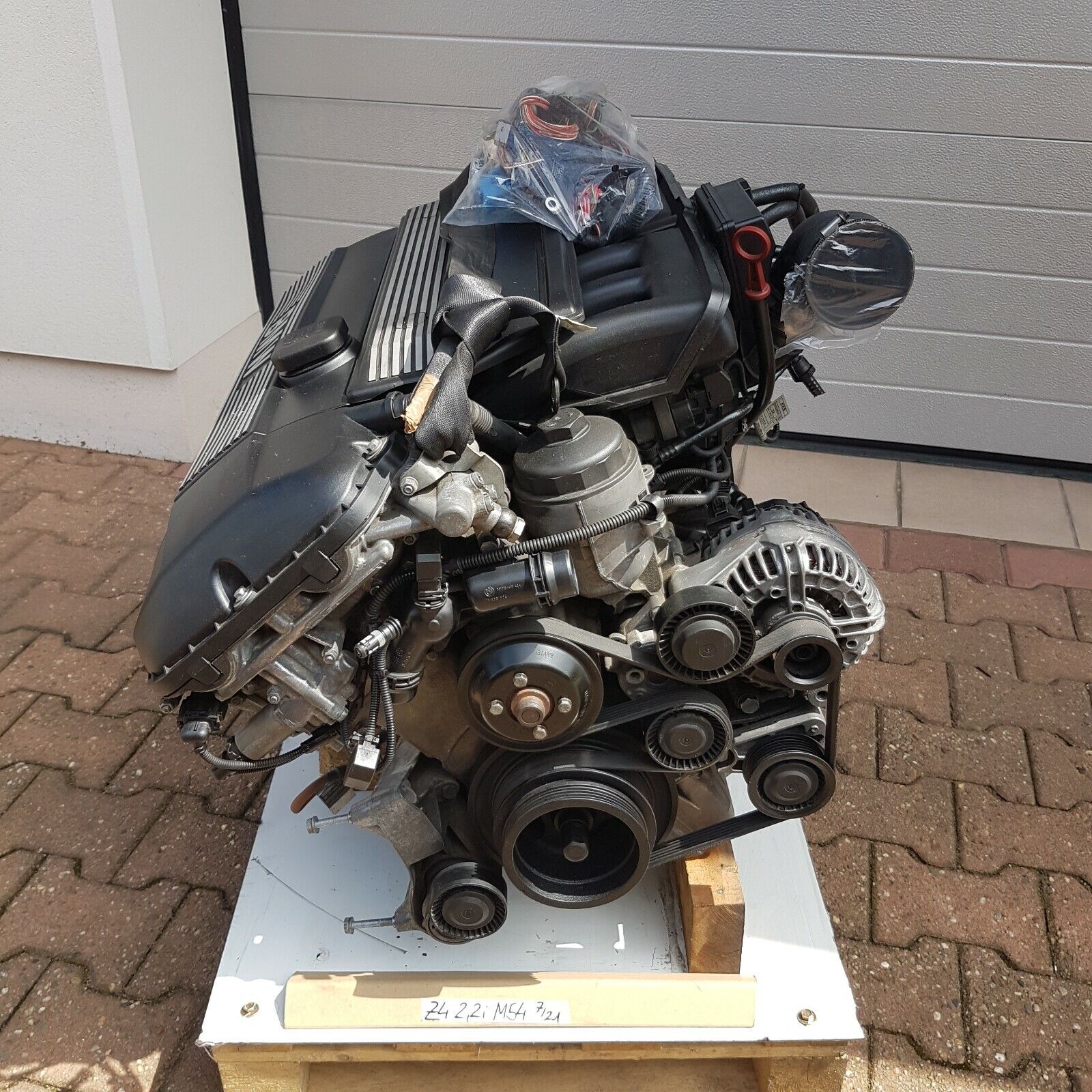 BMW Z4 E85 Motor komplett 170 PS M54 Engine 2,2 Liter Zylinderkopf ca. 119000 Km